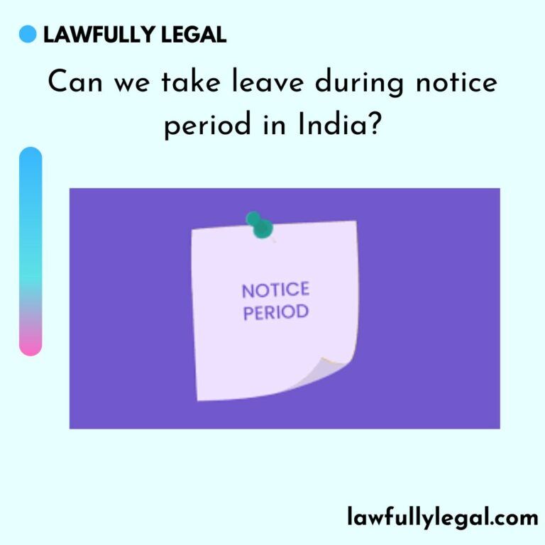 can i take leave in notice period in accenture